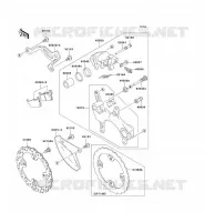 FREIN ARRIERE pour Kawasaki KLX450R 2009