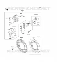 FREIN AVANT pour Kawasaki KLX450R 2009