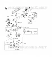 GUIDON pour Kawasaki KLX450R 2009