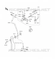 MAITRE CYLINDRE AV pour Kawasaki KLX450R 2009