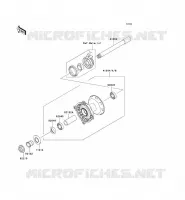 MOYEU AVANT pour Kawasaki KLX450R 2009