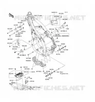 PIECE DE CADRE (COUVERTURE) pour Kawasaki KLX450R 2009