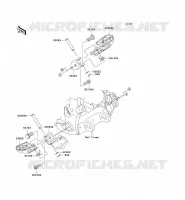 REPOSE PIED pour Kawasaki KLX450R 2009