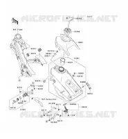RESERVOIR CARBURANT pour Kawasaki KLX450R 2009