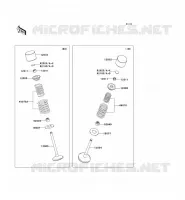 SOUPAPE pour Kawasaki KLX450R 2009