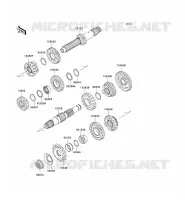 TRANSMISSION pour Kawasaki KLX450R 2009