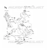 RESERVOIR CARBURANT pour Kawasaki KLX450R 2013