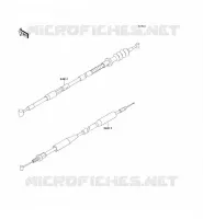 CABLES pour Kawasaki KX100 1993