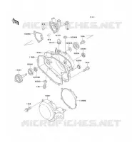 COUVERCLES MOTEUR pour Kawasaki KX100 1993
