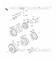 EMBRAYAGE pour Kawasaki KX100 1993