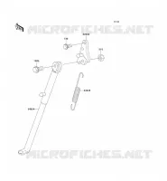 BEQUILLES pour Kawasaki KX100 1997