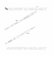 CABLES pour Kawasaki KX100 1997