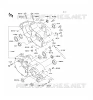 CARTER MOTEUR(S) pour Kawasaki KX100 1997
