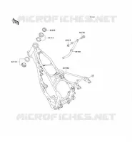 CH&Acirc;SSIS pour Kawasaki KX100 1997