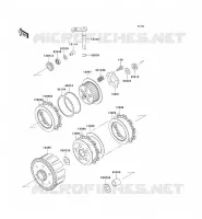 EMBRAYAGE pour Kawasaki KX100 1997