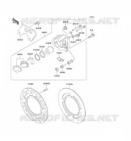 FREIN ARRIERE pour Kawasaki KX100 1997