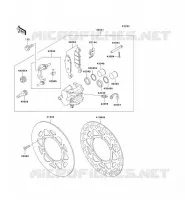 FREIN AVANT pour Kawasaki KX100 1997