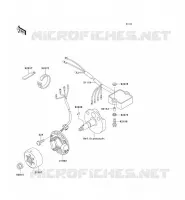 G&Eacute;N&Eacute;RATEUR pour Kawasaki KX100 1997