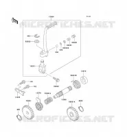 MECANISME DE KICK pour Kawasaki KX100 1997