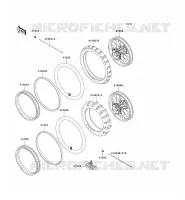 PNEUS pour Kawasaki KX100 1997