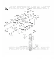 SUSPENSION pour Kawasaki KX100 1997