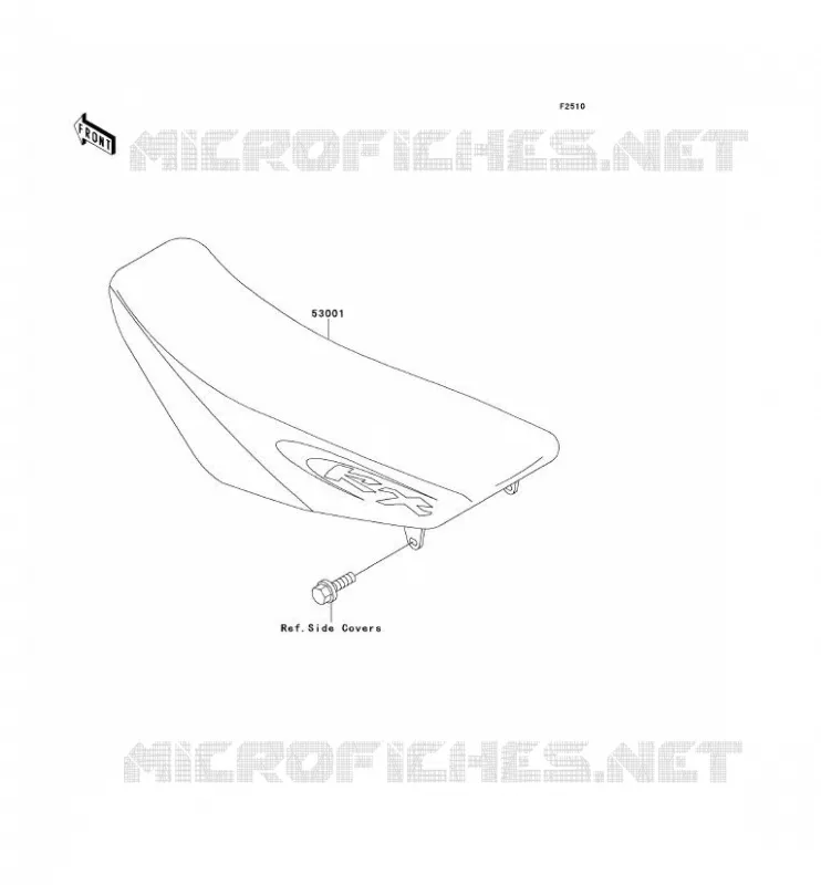 SELLE Kawasaki TOUT-TERRAIN 100 2000 KX100  KX100-C3
