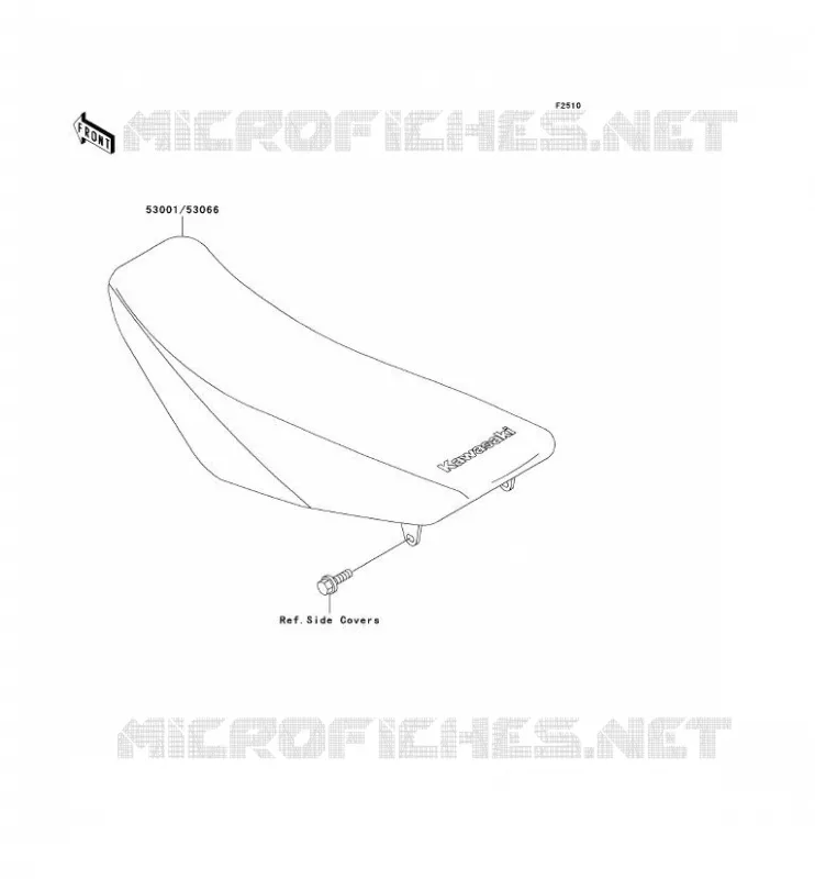 SELLE Kawasaki TOUT-TERRAIN 100 2002 KX100  KX100-D2