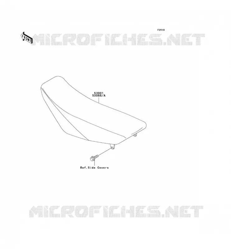 SELLE Kawasaki TOUT-TERRAIN 100 2004 KX100  KX100-D4