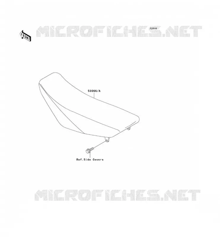 SELLE Kawasaki TOUT-TERRAIN 100 2006 KX100  KX100D6F