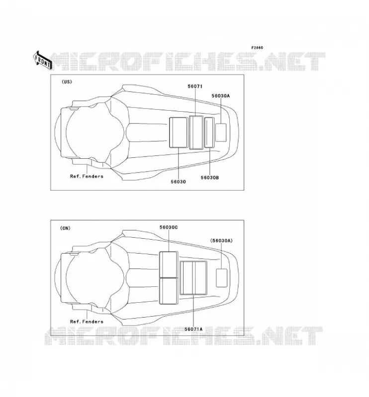 LABEL Kawasaki TOUT-TERRAIN 100 2013 KX100  KX100DDF