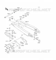 BRAS OSCILLANT pour Kawasaki KX125 1990