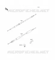 CABLE pour Kawasaki KX125 1990