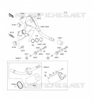 &Eacute;CHAPPEMENT pour Kawasaki KX125 1990