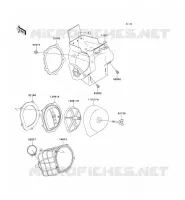 FILTRE &Agrave; AIR pour Kawasaki KX125 1990