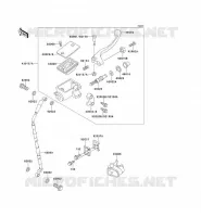 MAITRE CYLINDRE AV pour Kawasaki KX125 1990