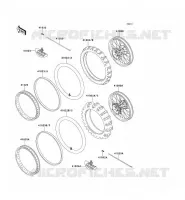 PNEUS pour Kawasaki KX125 1990