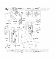 RADIATEUR pour Kawasaki KX125 1990