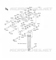SUSPENSION pour Kawasaki KX125 1990