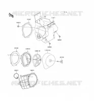 FILTRE &Agrave; AIR pour Kawasaki KX125 1991