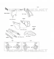 LABEL pour Kawasaki KX125 1991