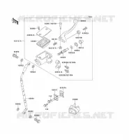 MAITRE CYLINDRE AV pour Kawasaki KX125 1991