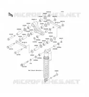 SUSPENSION pour Kawasaki KX125 1991