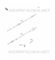 CABLE pour Kawasaki KX125 1992