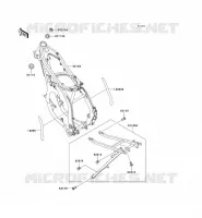 CH&Acirc;SSIS pour Kawasaki KX125 1992
