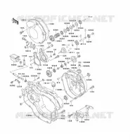 COUVERCLES MOTEUR pour Kawasaki KX125 1992