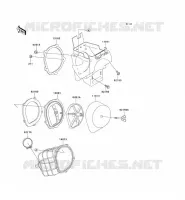 FILTRE &Agrave; AIR pour Kawasaki KX125 1992