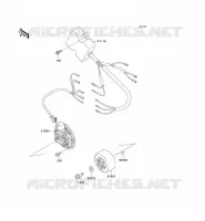 G&Eacute;N&Eacute;RATEUR pour Kawasaki KX125 1992