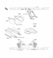 LABEL pour Kawasaki KX125 1992