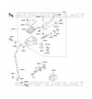 MAITRE CYLINDRE AV pour Kawasaki KX125 1992