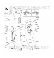 RADIATEUR pour Kawasaki KX125 1992
